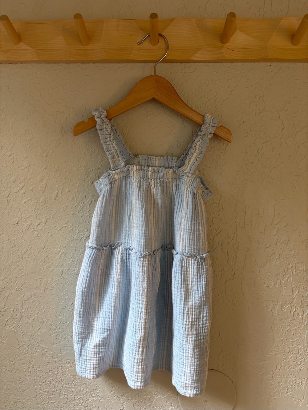 Cat & Jack Light Blue Ruffle-Trim Sundress